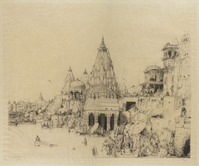KG 18007
<br/>
Aan de Ganges
<br/>
<em>Bauer, Marius (1867-1932)</em>